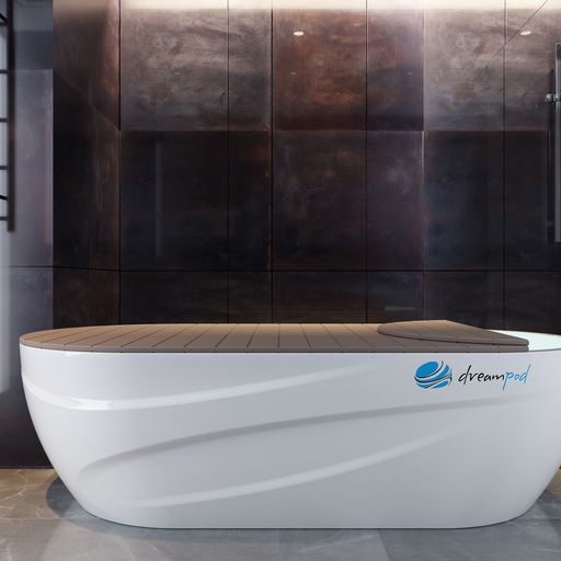 Dreampod Float Tank in bathroom