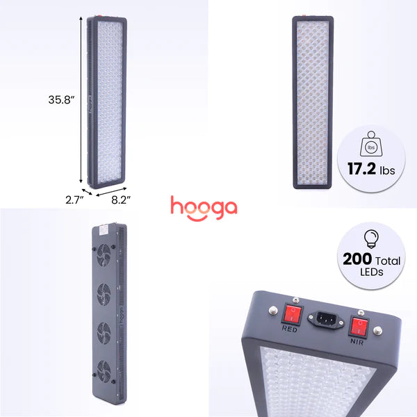 Hooga HG1000 Red Light Therapy Multi View